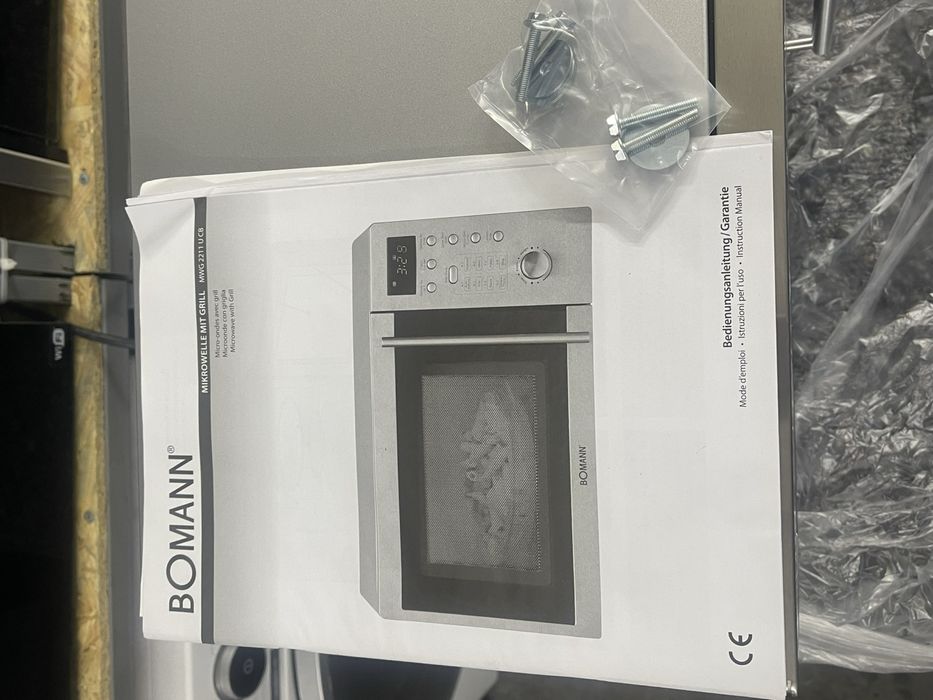 Нова Мікрохвильова піч BOMANN  MWG 2211 U CB