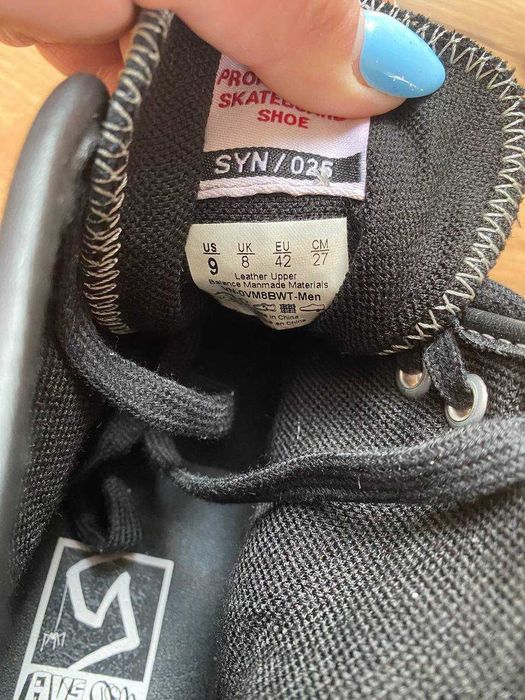 Vans Sk8-Hi шкіряні оригінал кеди 42 розмір