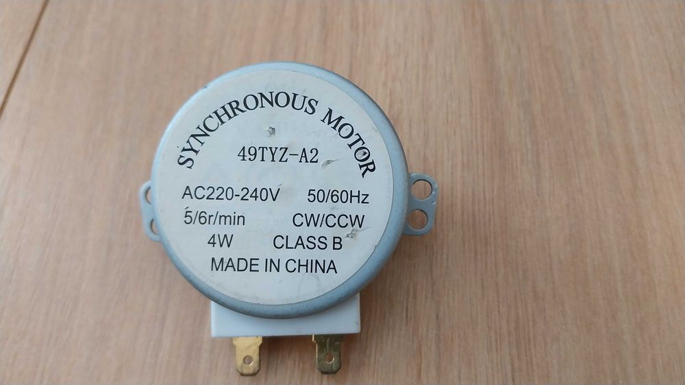 Silnik talerza mikrofalówki AC 230V 49TYZ-A2