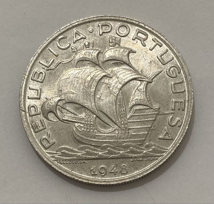 10 Escudos Coin 1948