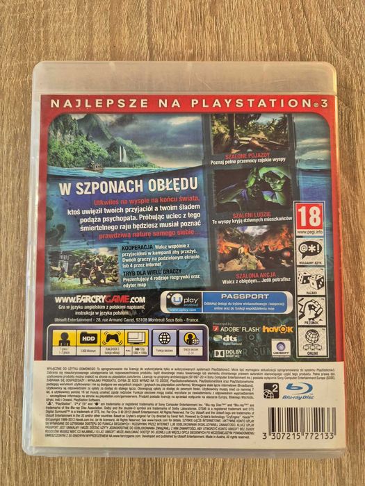 Gra FARCRY 3 PS3 polski język