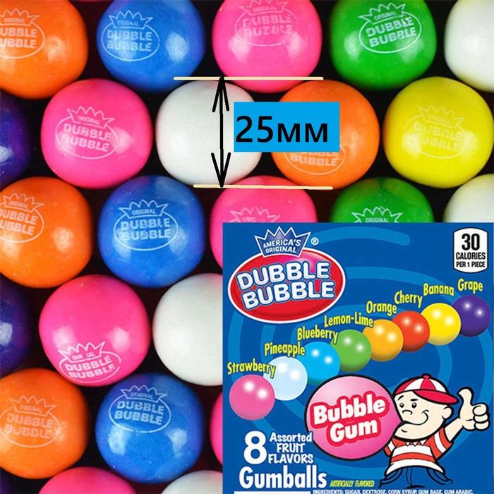 Жувачка Асорті Dubble Bubble велика