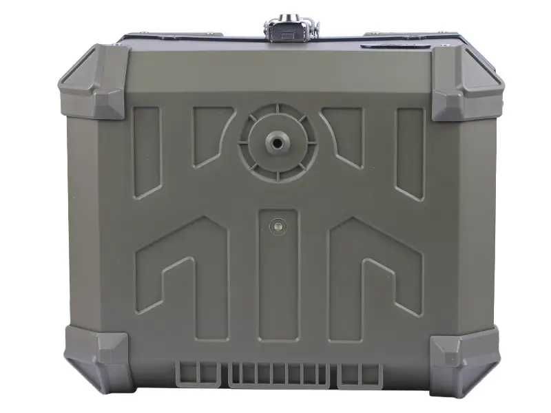 Кофр прямокутний YBX для мотоцикла, пластиковий, зелений, 45 літрів