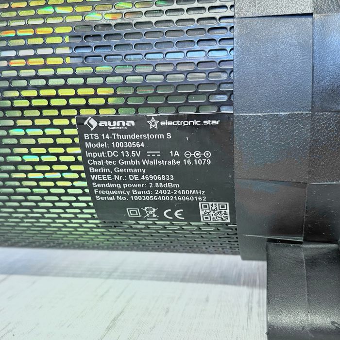 Auna  Thunderstorm TUBA Głośnik Bluetooth