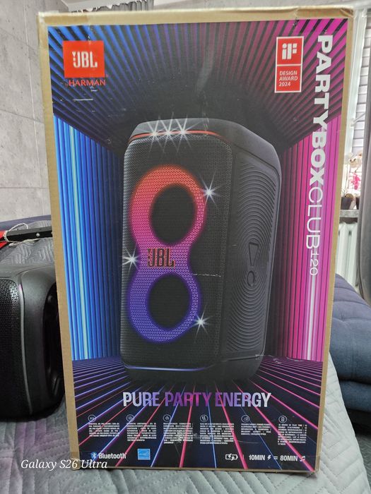 JBL PartyBoX 120 Club + 2 Baterie w zestawie