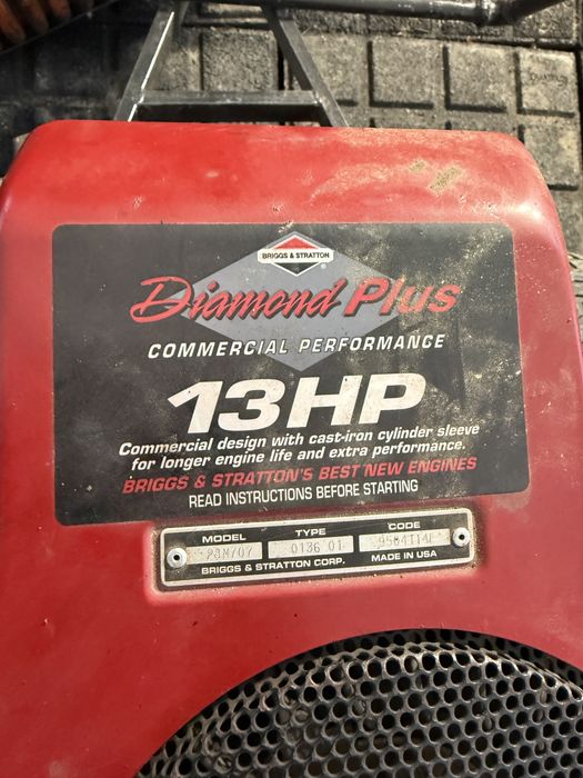 Murray MTD Części silnik pług kosisko traktorek kosiarka 13hp briggs