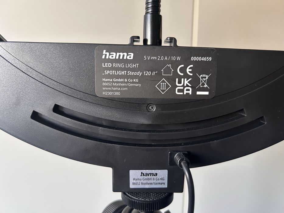 Led ring light spotlight steady 120 II