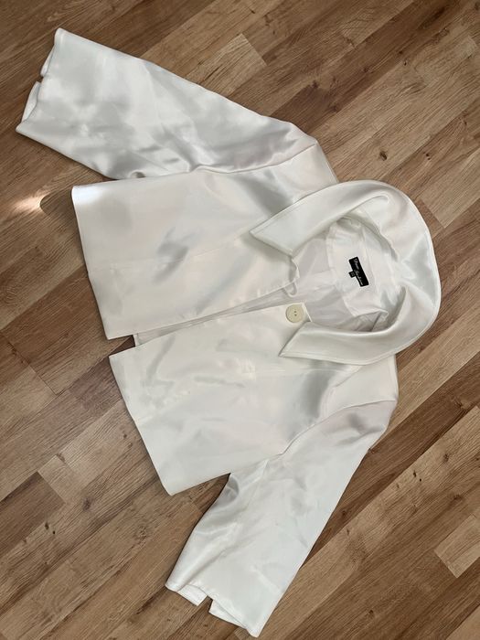 Krótka marynarka żakiet damski L/XL