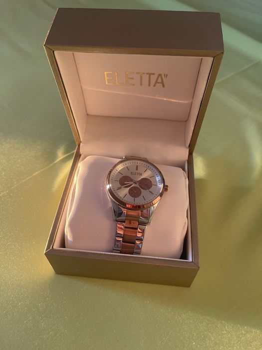 Relógio Eletta Senhora Bicolor – Com Caixa Original