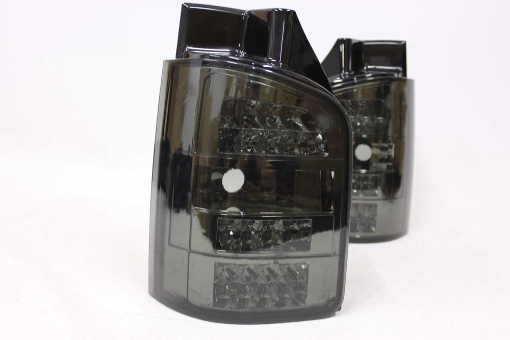 Lampy światła tył tylne VW T5 03-09 TRANSPORTER Drzwi LED TUNING Black SMOKE Tuning