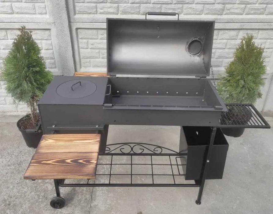 ОТ ЗАВОДА! 65см жаровня! Мангал Стационарный с Печью | TVOE TEPLO