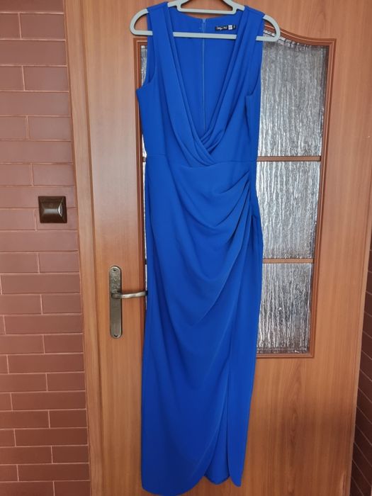 Sukienka chabrowa maxi
