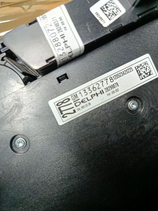 Radio panel radia Meriva 133.627.78