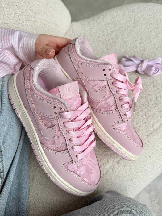ВАУ! Nike Dunk Wmns Lace Pack Regal Pink 36 37 38 39 40 41