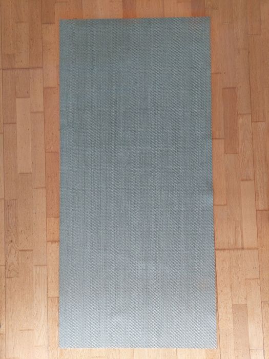 Passadeira anti derrapante cinza cozinha