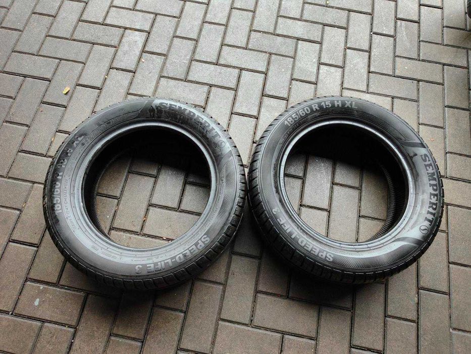 185/60 88H R15 SEMPERIT Speed-Life3 7mm 2022r Opony Letnie 2szt Ładne