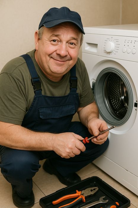 Naprawa pralek, zmywarek, piekarników.,