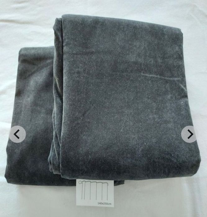 Cortinados 140cmx250cm brancos, cinzento, amarelo e diversos tecidos