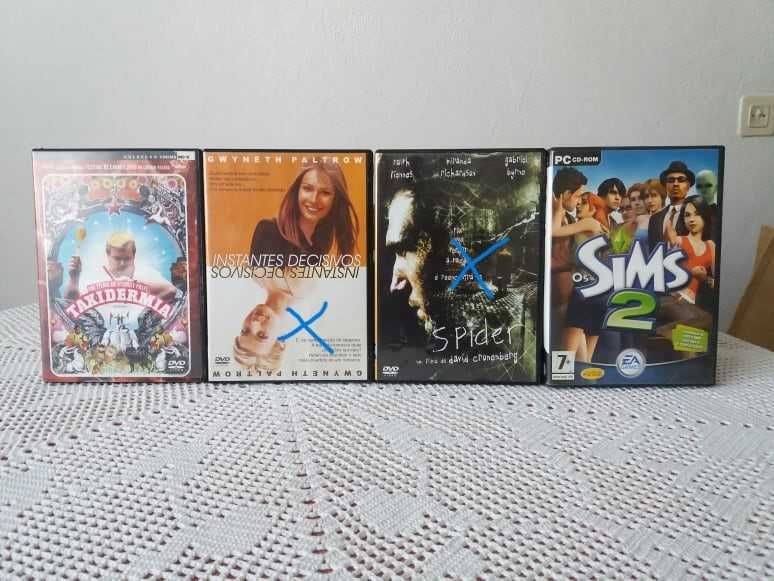 DVDs - Originais (alguns ainda selados), por 1 euro cada