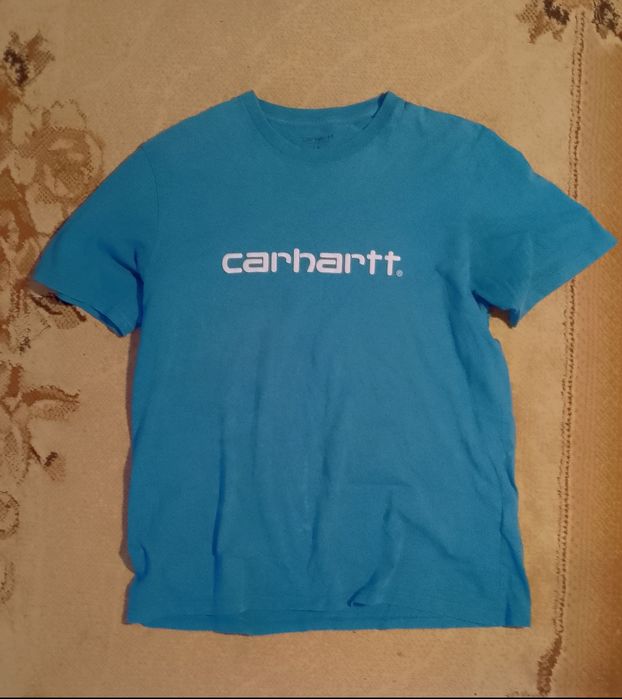 блакитна футболка Carhartt