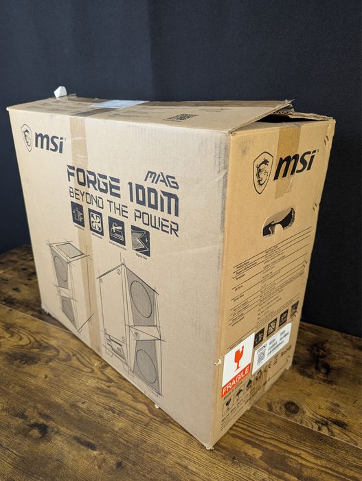 Корпус MSI MAG Forge 100M Чорний (ATX) / Скло / RGB