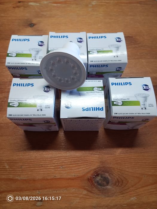 Lâmpadas gu10 5w