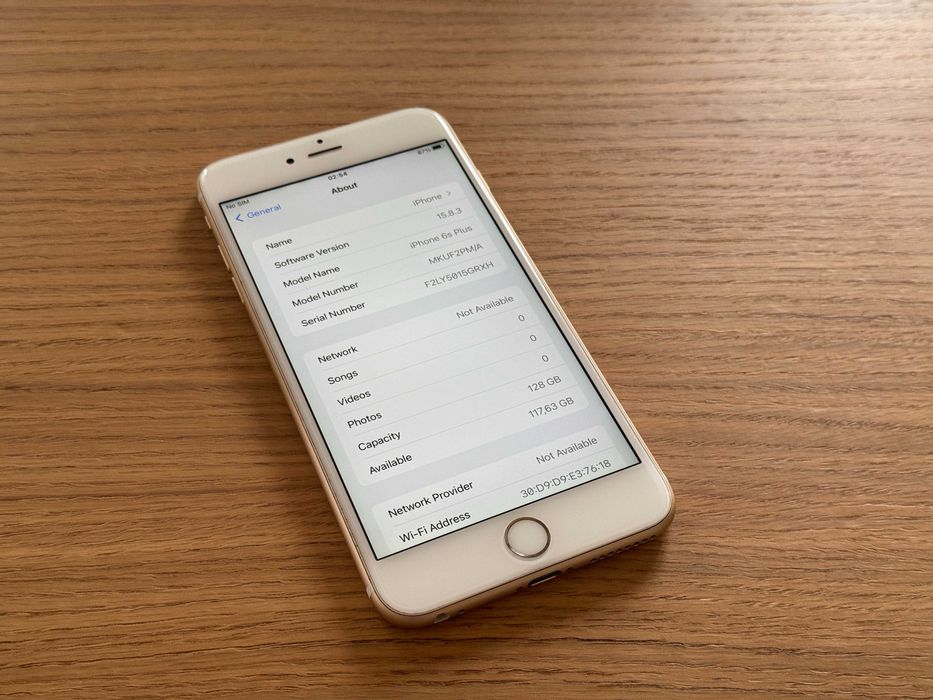 iPhone 6S Plus 128GB Stan BDB+ 94% Bateria 6x Case Etui