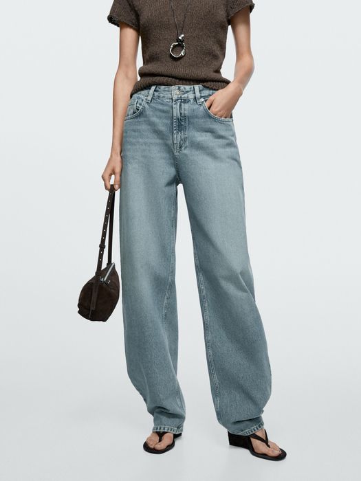 Джинси Massimo Dutti 34 (xs-s) barrel fit jeans