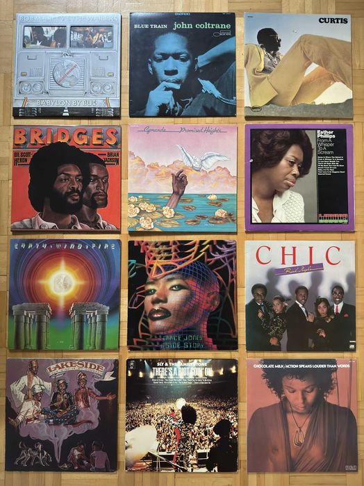 63 winyle Funk Soul Jazz – Bob Marley, Coltrane, Gil Scott Heron, Curtis Mayfield, Cymande, Chic
