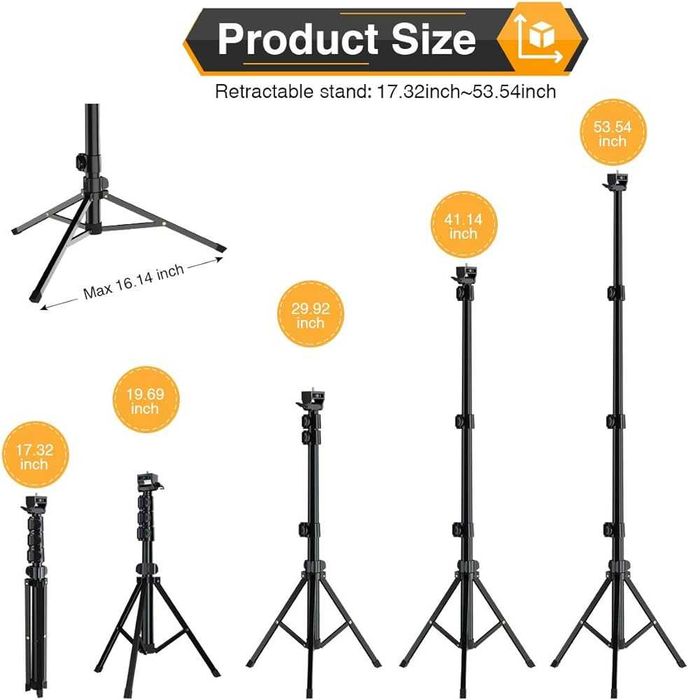 statyw regulowany do tabletu telefonu wolnostojący tripod