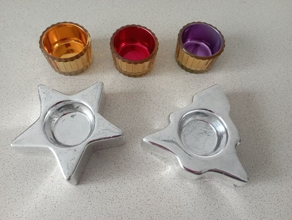 Яскраві підсвічники, кашбо для свічок