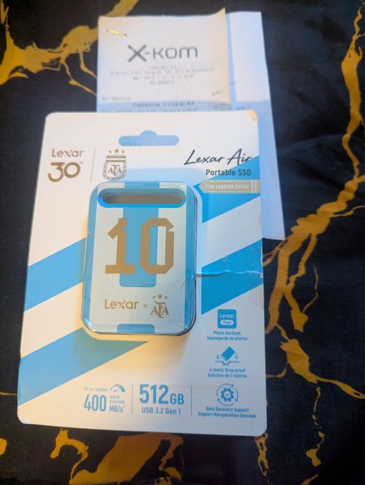 Lexar 512GB SSD paragon x kom do komputera laptopa notebook telefon iPada konsoli każdej SL26870 AFA External Portable SSD USB 3.2  bardzo szybki dysk
