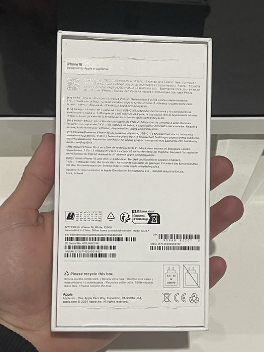 iPhone 16 128GB Branco