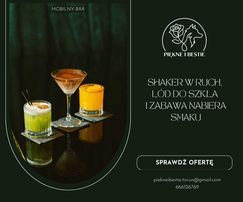 Mobilny Drinkbar na Twoje przyjęcie