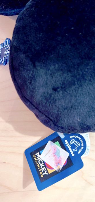 Peluche em veludo do Rato Mickey