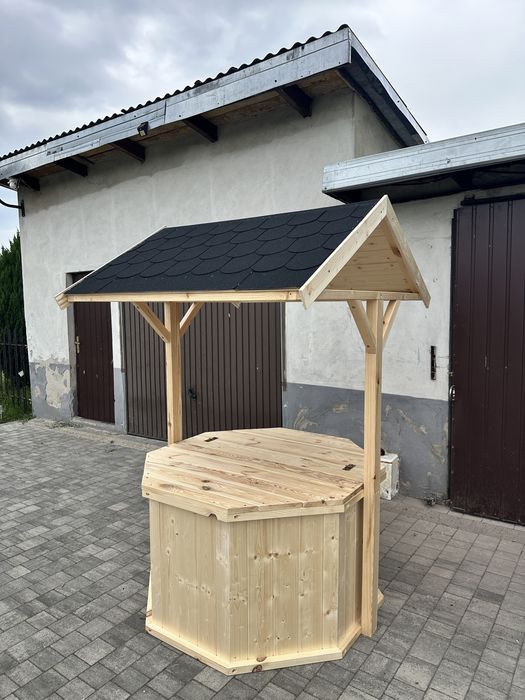 Studnia, maskownica studni, wieko studni, obudowa studni