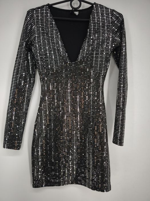 Sukienka na andrzejki sylwester h&M