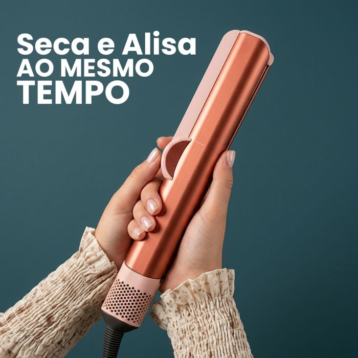 BLUMY Air Pro Prancha Secadora 2 em 1.