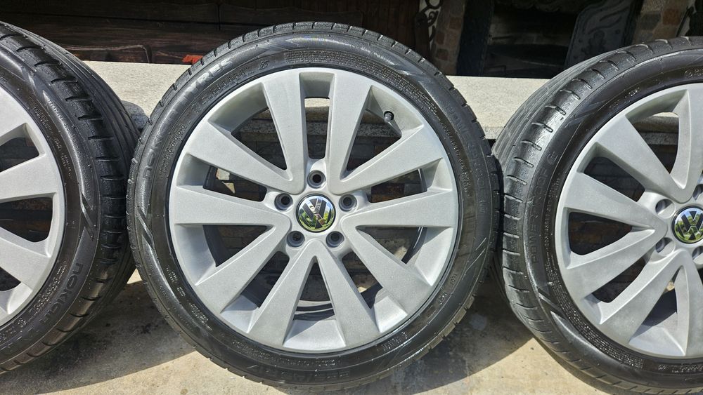 Koła Alufelgi Ronal VW Golf GTD GTi RS 5x112  225/45R17 Oryginalne Nokia