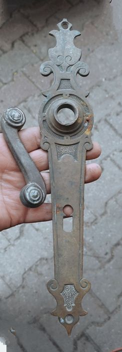 Szyld drzwiowy,  klamka vintage