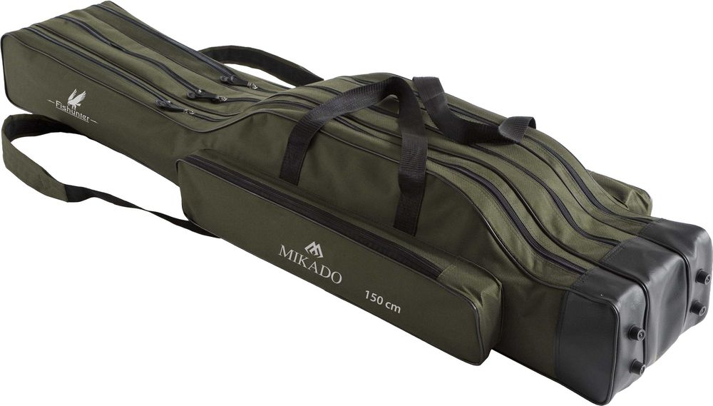 Pokrowiec na wędki 3 komorowy 140cm usztywniany