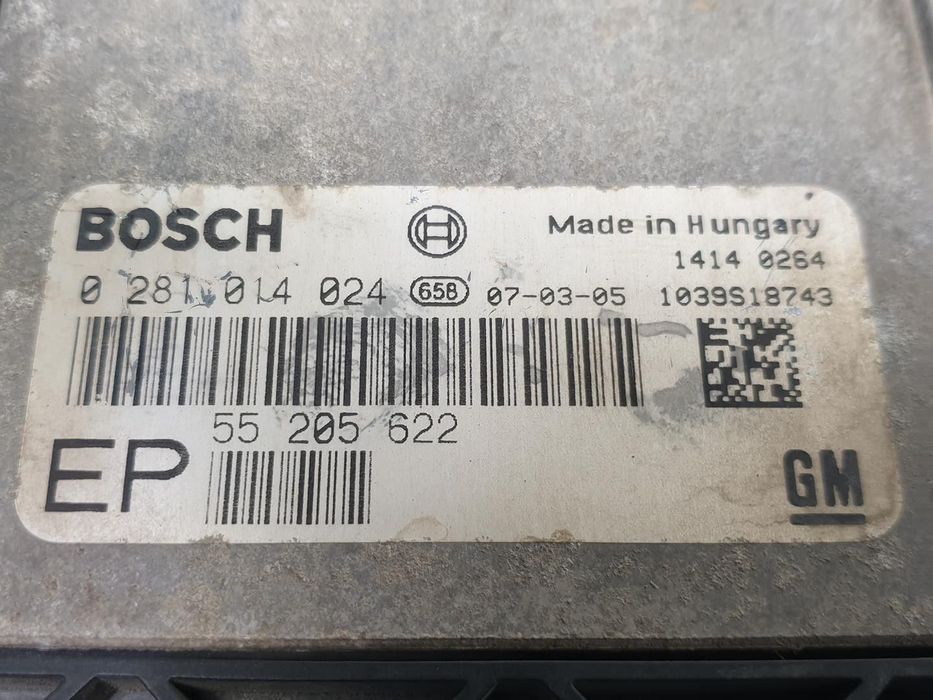 CENTRALINA MOTOR UCE OPEL ZAFIRA B 2007 -55205622