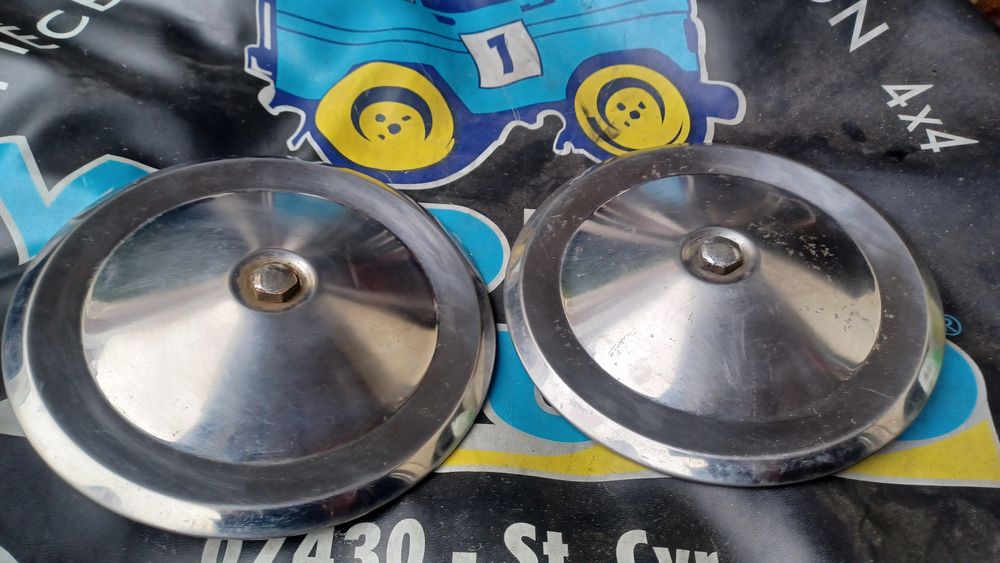 Tampoes 2cv e dyane para jantes cromado
