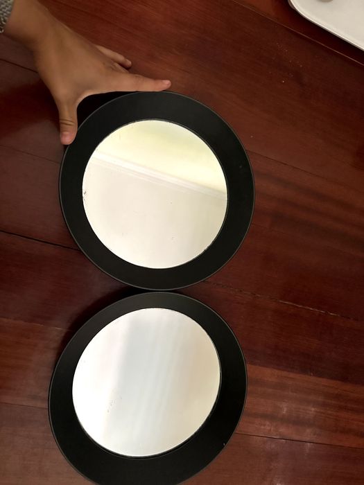 Espelho LANGESUND -25 cm de diâmetro Ikea preto