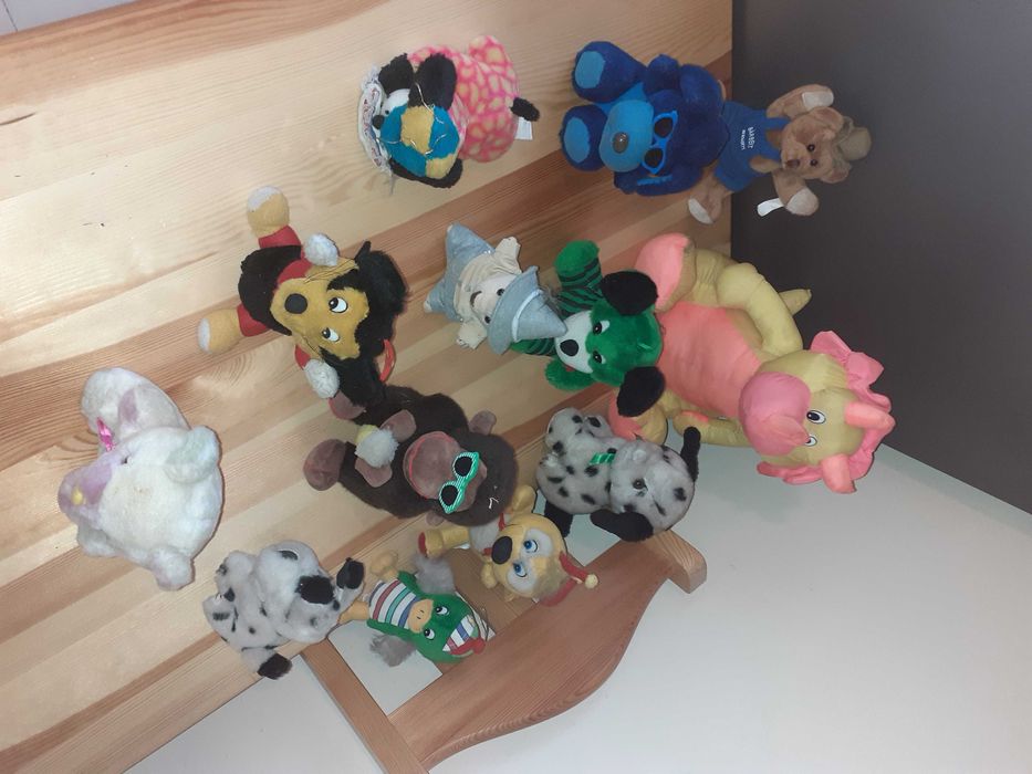 Pluszowe misie , maskotki 13 sztuk , używane w stanie dobrym.