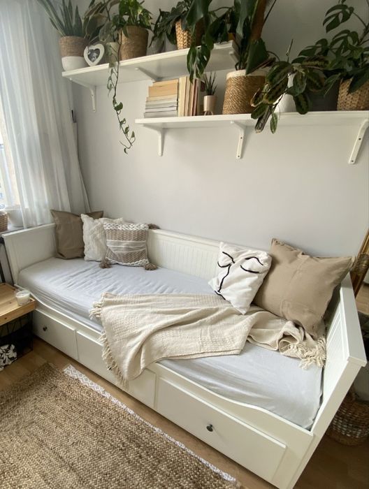 Łóżko nowe dostawa 160x200 king size rozsuwane 3 szuflady Ikea Hemnes