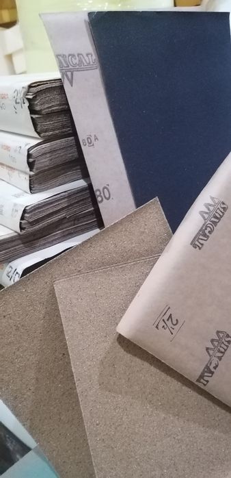 LIXA 50 folhas=6 EUROS - pª madeira-metal-vidro-Artesanato-vários grãos