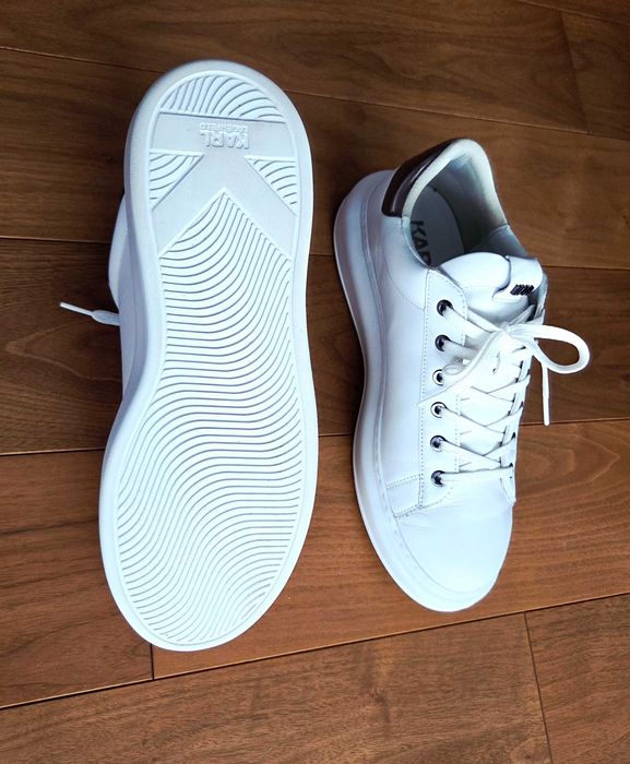 Buty Karl Lagerferd białe roz. 44 KL52539K 011 jak NOWE