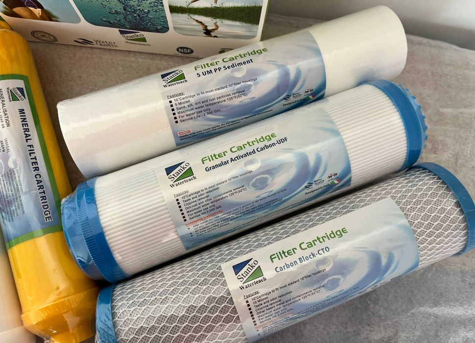 Італійські картриджі з мембраною75 і мінералізатором зворотний осмос