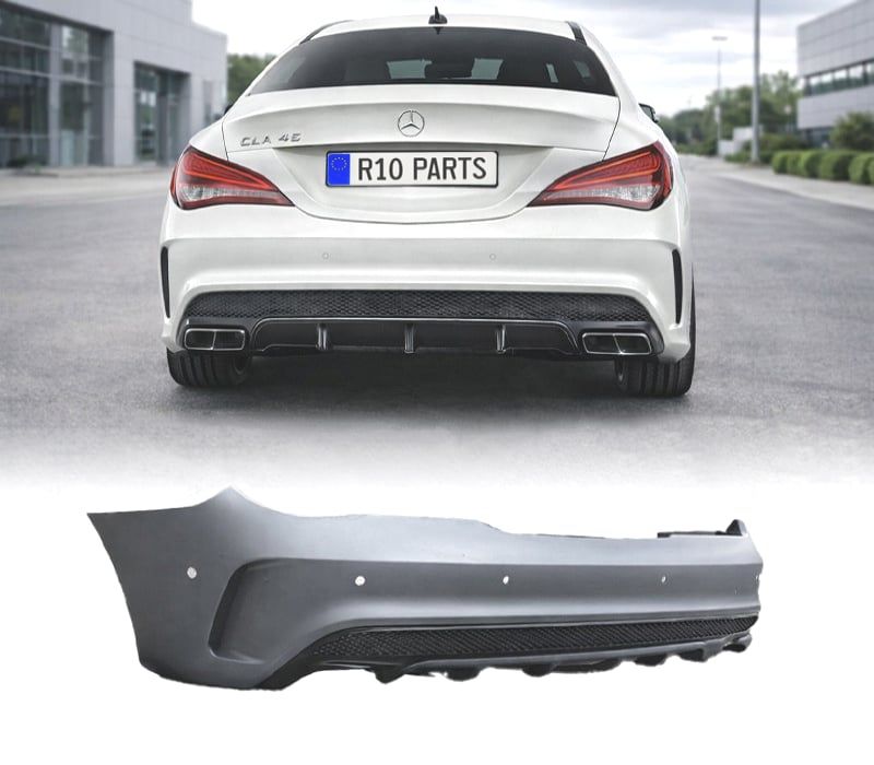 PARACHOQUES TRASEIRO MERCEDES CLA C117 COUPE LOOK AMG CLA45 PDC